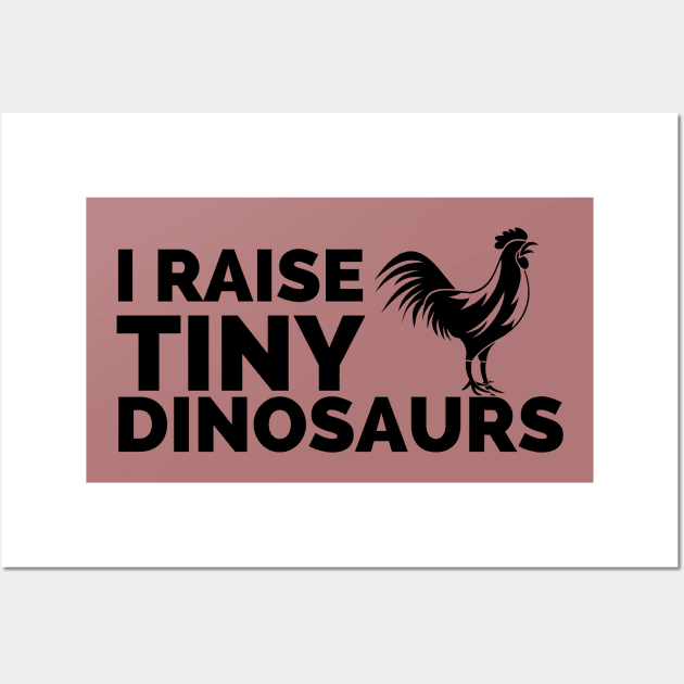 I raise tiny dinosaurs Wall Art by Art Cube